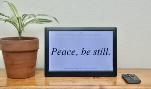 One of Jesus's Commandments: Peace, be still.